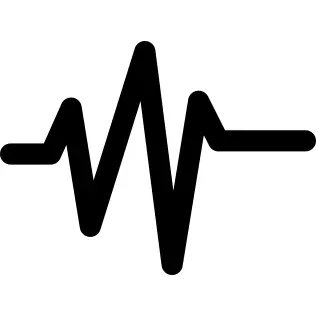 Music sound wave line
