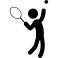 Man playing tennis