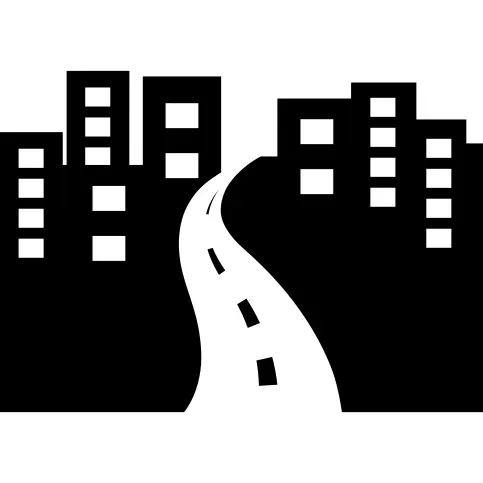 城市大道的视角