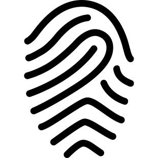Fingerprint simple outline