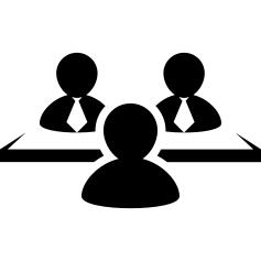 Businessmen having a meeting