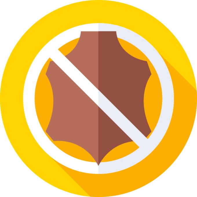 No leather