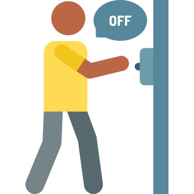 Turn off