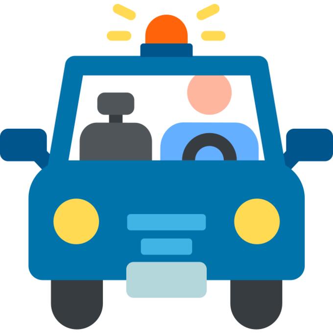 警车