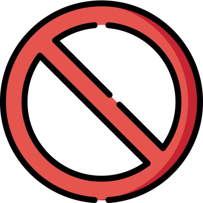 No stopping