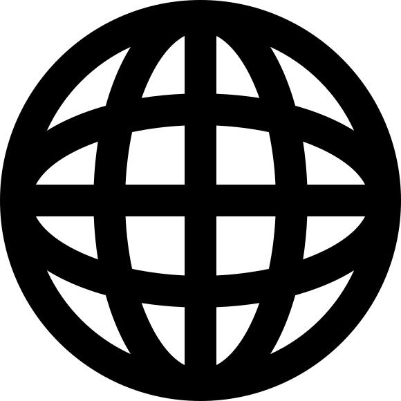 Internet world grid symbol