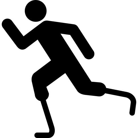 Paralympic games runner