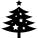 Christmas tree ornamented with stars