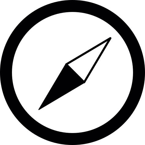 Compass Pointing south East