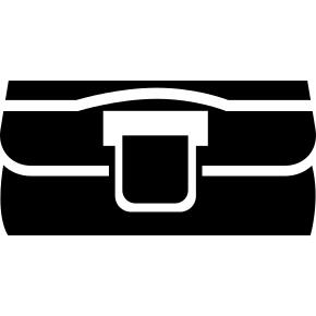 Pouch bag with buckle