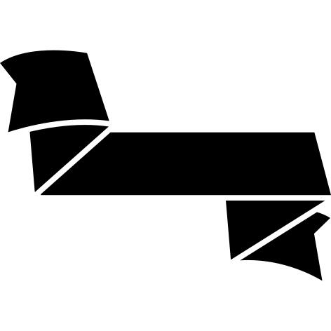 Ribbon dark shape
