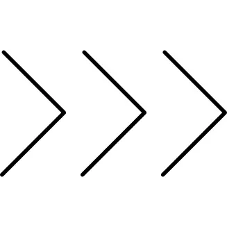 Three chevron arrows pointing right