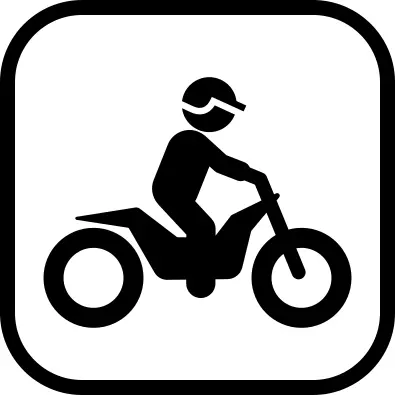 Motorbike riding