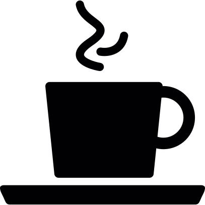 Warm cup and plate