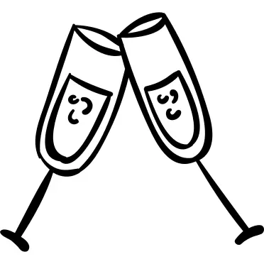 Champagne toast
