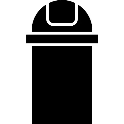 Bathroom trash container