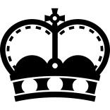 Crown of royalty elegant design