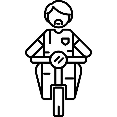 Man Riding Bike
