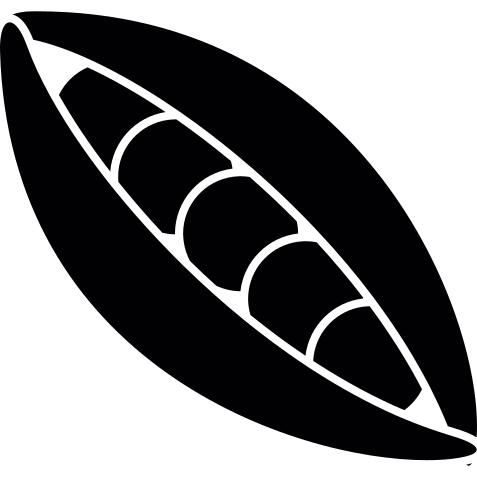 Opened peas