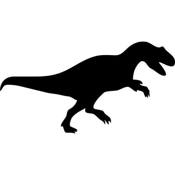 Iguanodon dinosaur shape