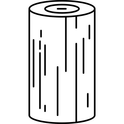 Chopped log