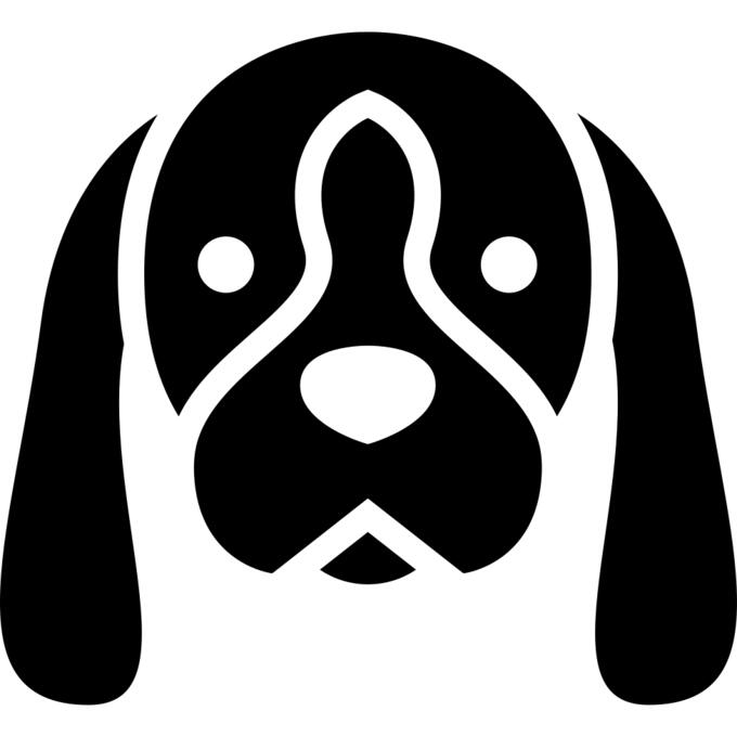 Dog with floppy ears
