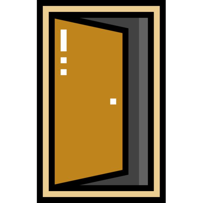 Exit door
