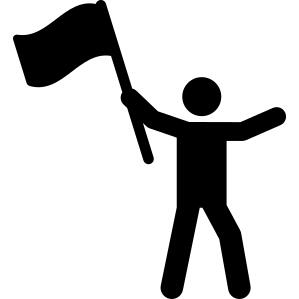 Waving flag