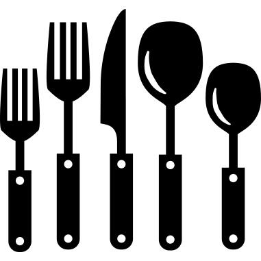 Cutlery set of five pieces