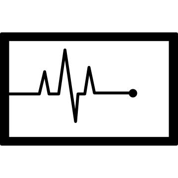 Electrocardiogram line