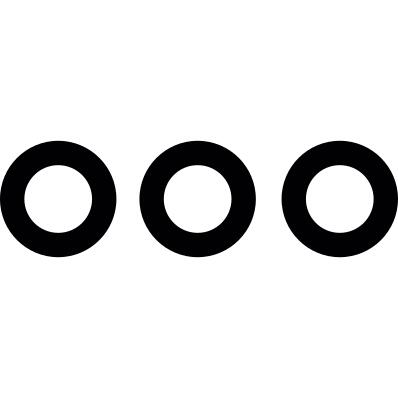 Three dots punctuation sign