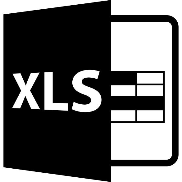 XLS open file format