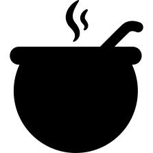 Halloween cauldron