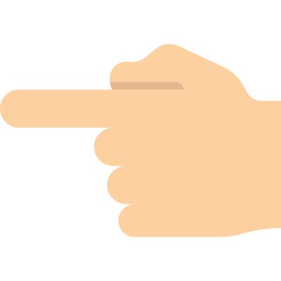 Pointing left