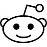 Reddit social logo character