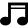 Musical note symbol