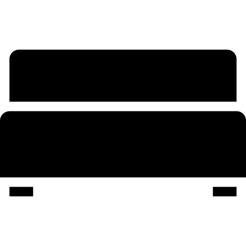 Black sofa of livingroom
