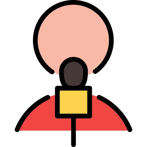 Male reporter