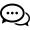 Chat bubbles with ellipsis