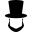 Abraham Lincoln hat and beard shapes