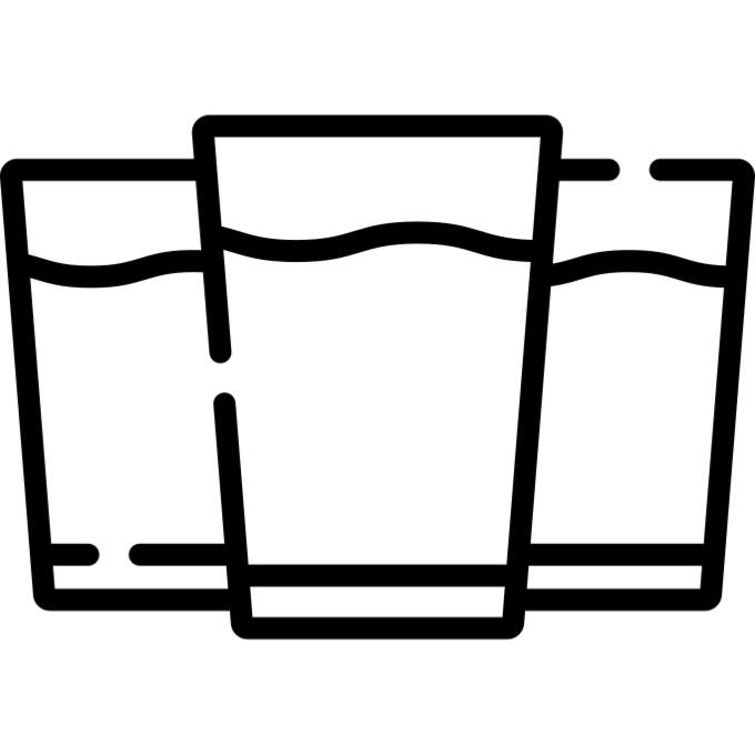Glass of water