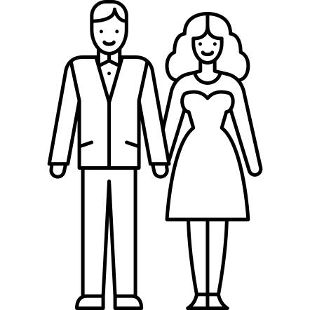 Dressed Couple