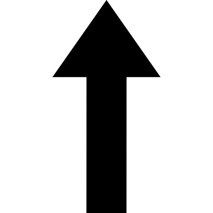 Up straight arrow