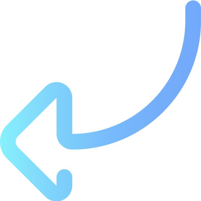 Curve arrow