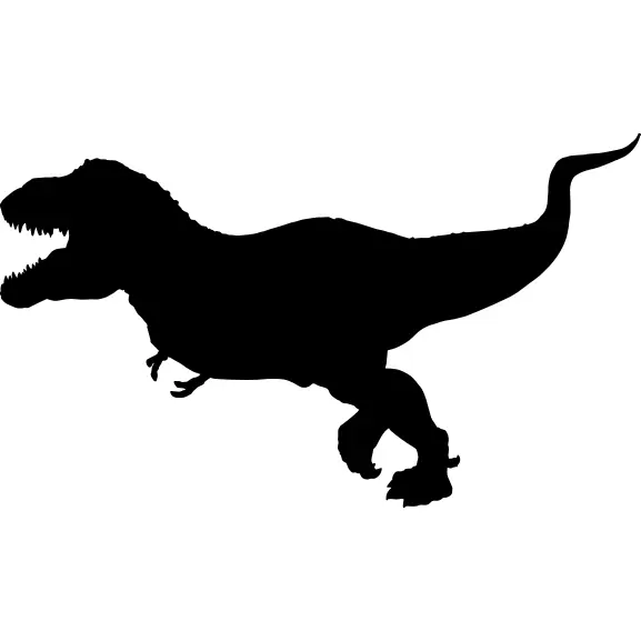 Tyrannosaurus rex silhouette