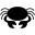 Crab symbol for zodiac cancer sign