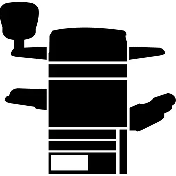 Printer machine of big size