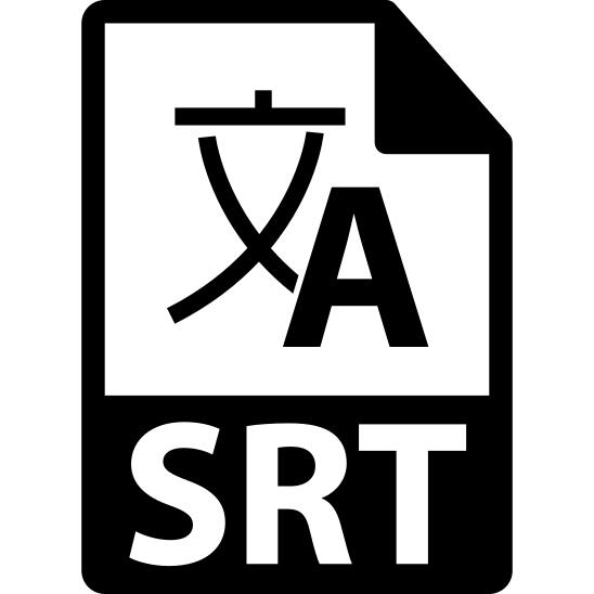 SRT file format symbol