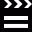 Cinema clapboard