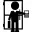 Teacher standing with suitcase and calculator close to the door